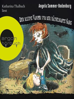cover image of Der kleine Vampir und der rätselhafte Sarg